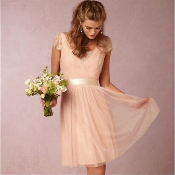 BHLDN Jenny Yoo Collection Blush Dress